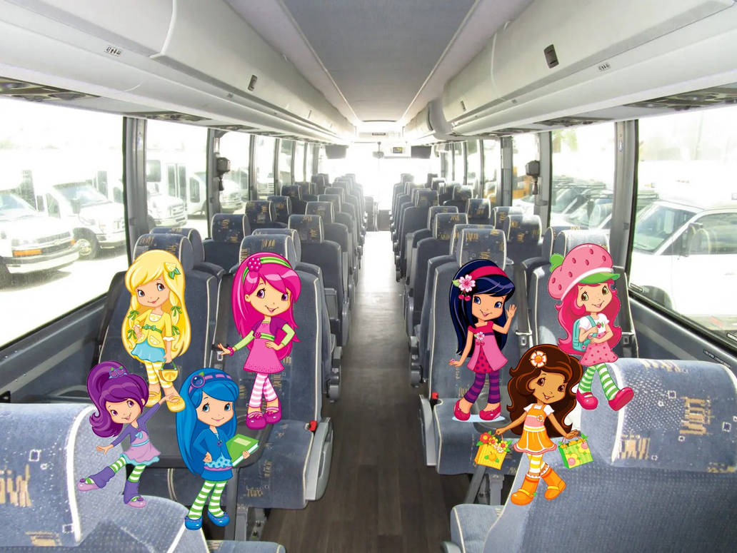 Bus Ride Deviantart Strawberry Shortcake Riding On a Bus by ChristianMerrill on DeviantArt