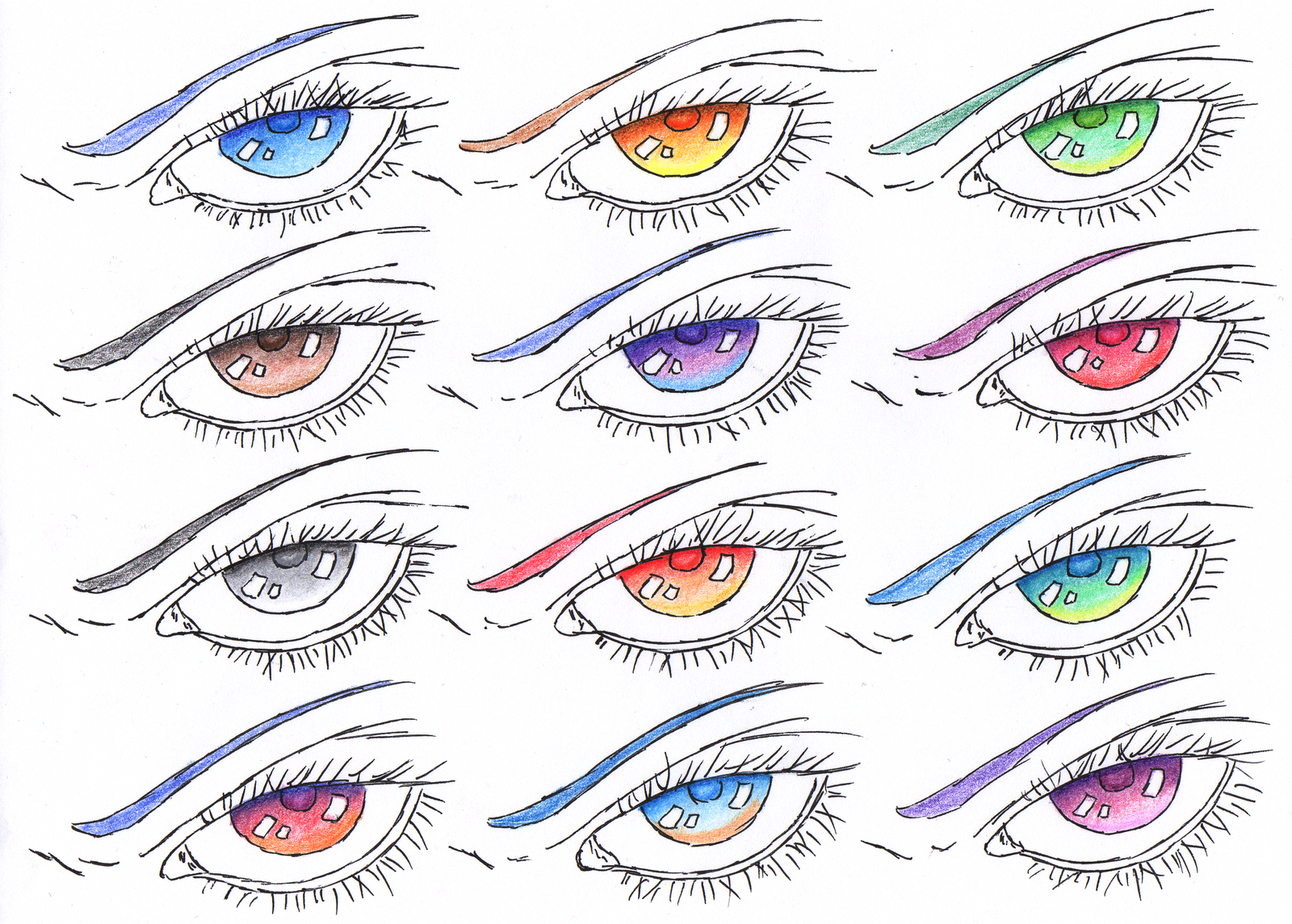Виды рисунков глаз. Стили рисования глаз. Глаза для рисования. Глаза рисунок в разных стилях. Стилизованные глаза референсы.