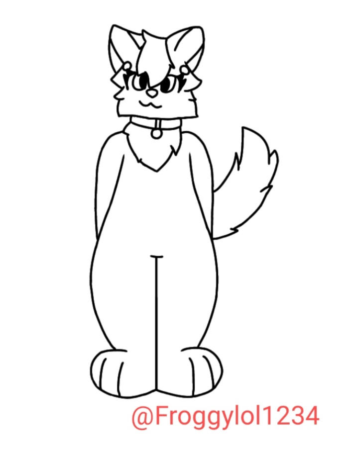 F2U furry cat base! by FroggyLol1234 on DeviantArt