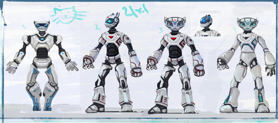 Demi Android Character Android V1 by Demi-urg on DeviantArt