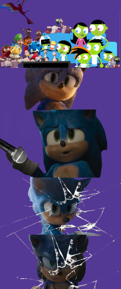 Sonic roasted Paramount (guess the reference) by lolboyyeah on DeviantArt