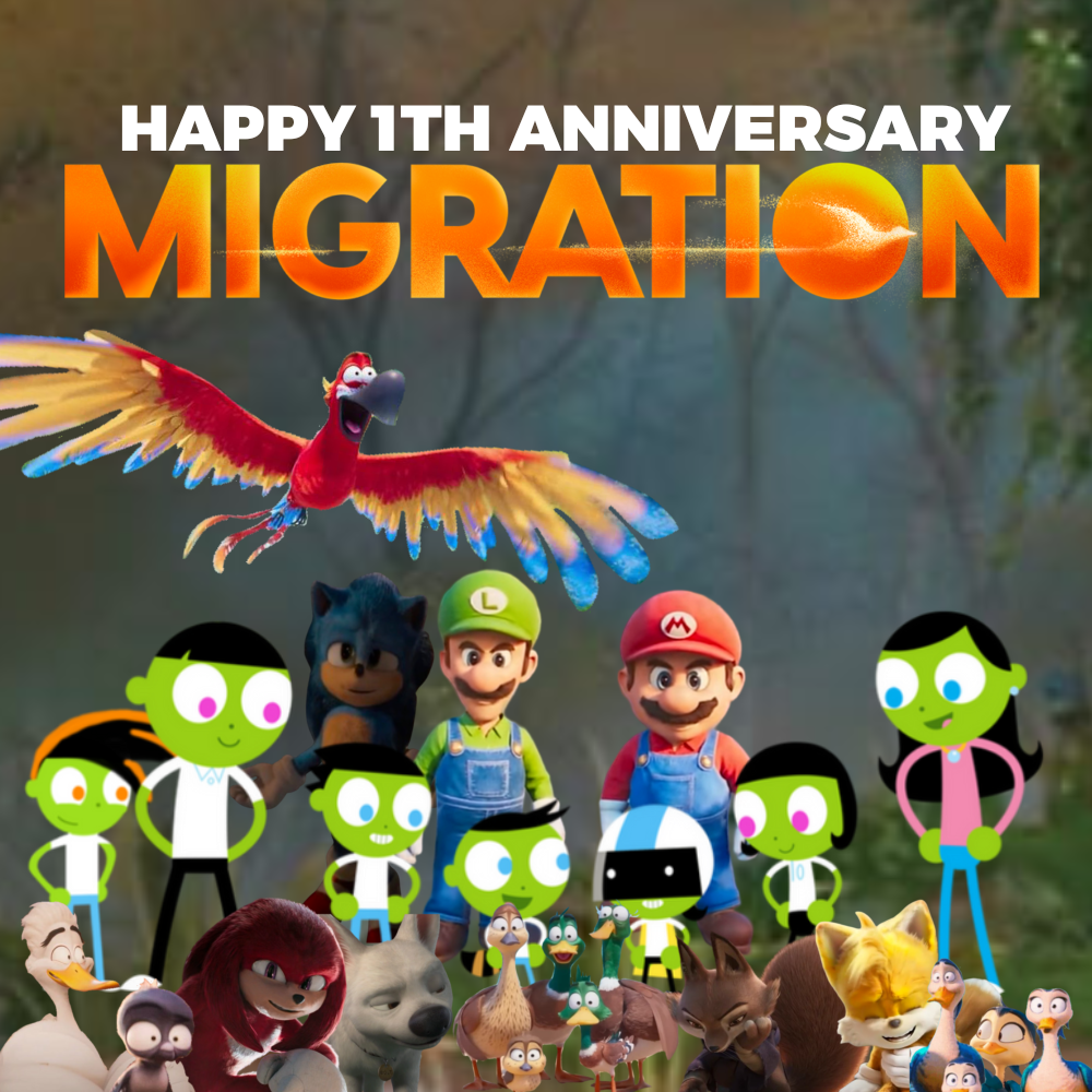 Happy 1th Anniversary Migration (2023)!!! by lolboyyeah on DeviantArt