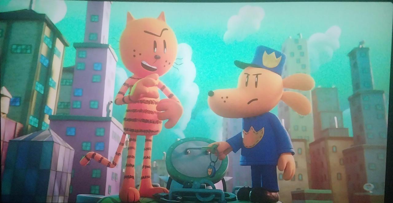 Petey and Dog Man teaming up by lolboyyeah on DeviantArt