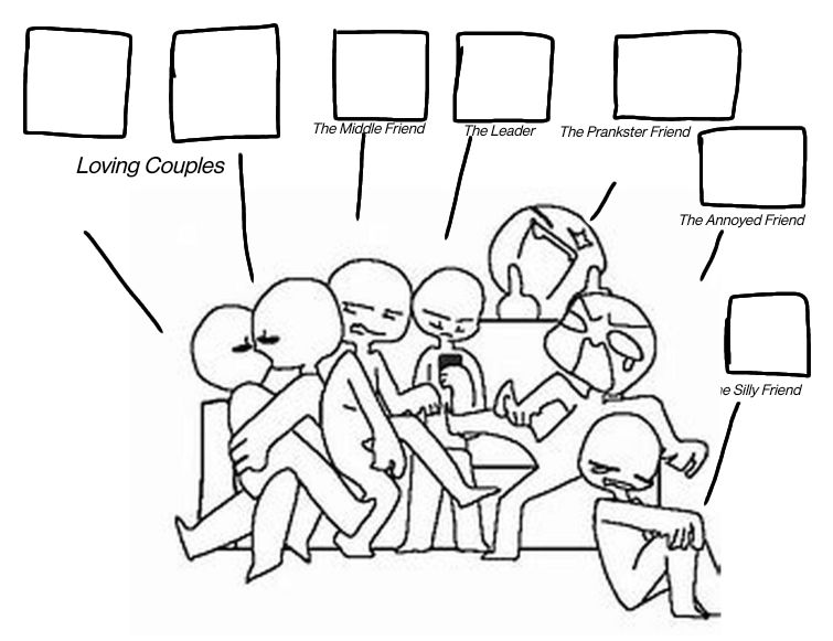 The Friendship Trio Meme Template by lolboyyeah on DeviantArt