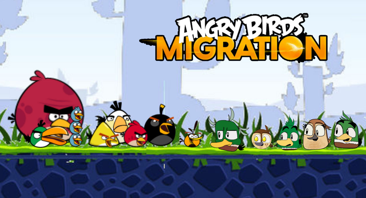 Angry Birds Rio Crossover Angry Birds: Migration | Crossover Poster Edited! by lolboyyeah on ...