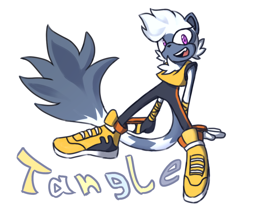 Tangle the lemur by strangerTongari on DeviantArt