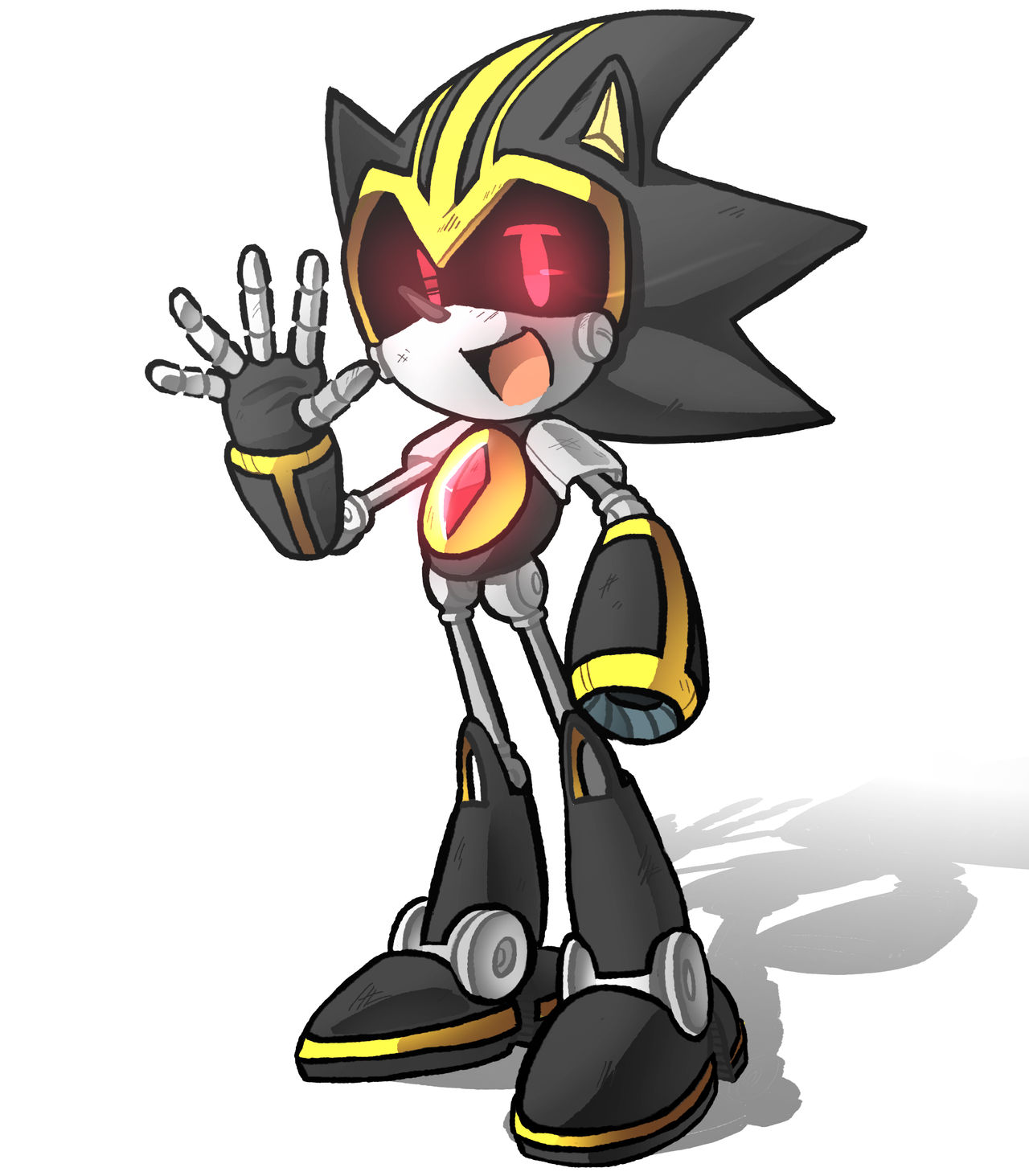 Shard the Metal Sonic by strangerTongari on DeviantArt