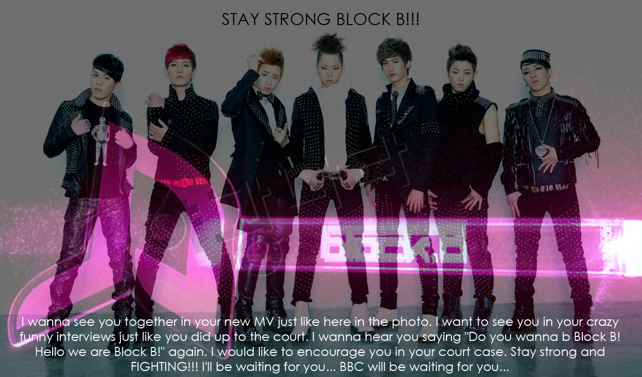 A message to my beloved Block B