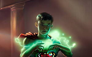 Super-boy-weakened-by-kryptonite