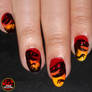 Jurassic Park Nails Art