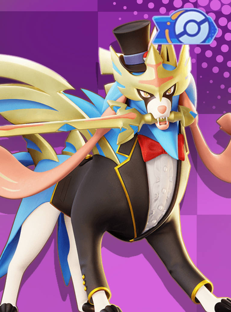 Okay, I don't know if it could be considered RR, but Zacian (a legendary  pokemon canonically female in the lore) in Unite has a tuxedo costume. Very  RR style. : r/RoleReversal