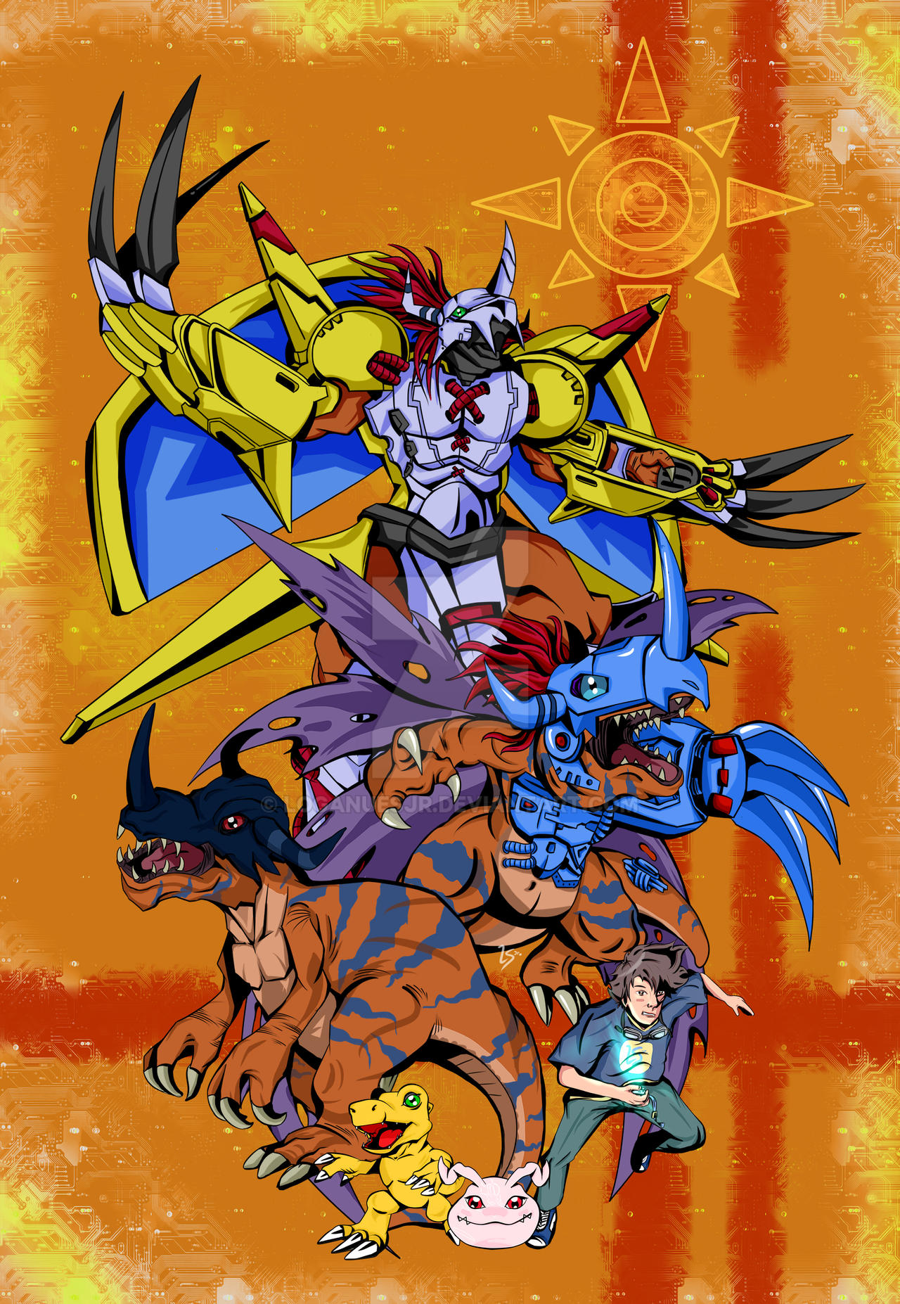 Complete Agumon evolution by LoganueSJR on DeviantArt