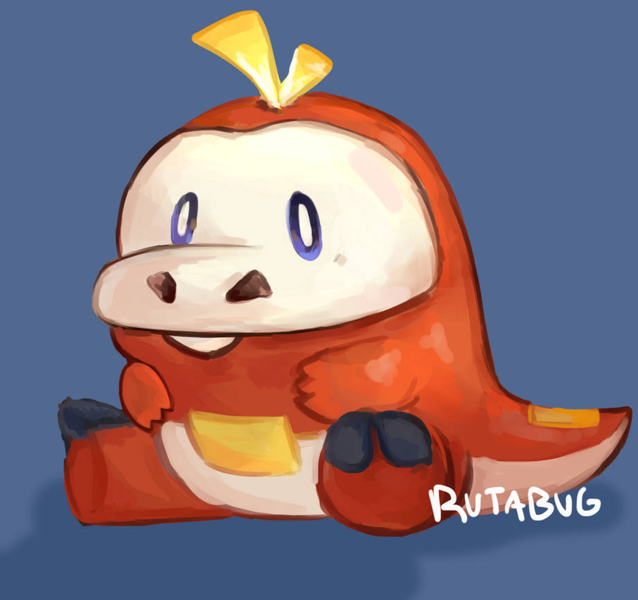 Fuecoco by rutabug on DeviantArt