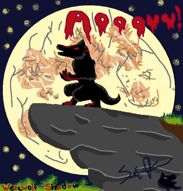 werewolf shadow the hedgehog by SedDoddles on DeviantArt