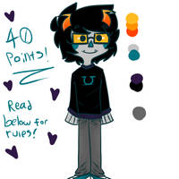 Teal Fantroll Adoptable! {Closed!}