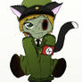 Nazi zombie kitten chibi DIGITAL :D