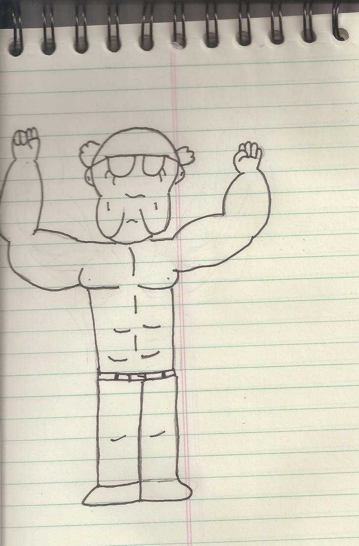 Buff Old Man by CrudeArtComic on DeviantArt