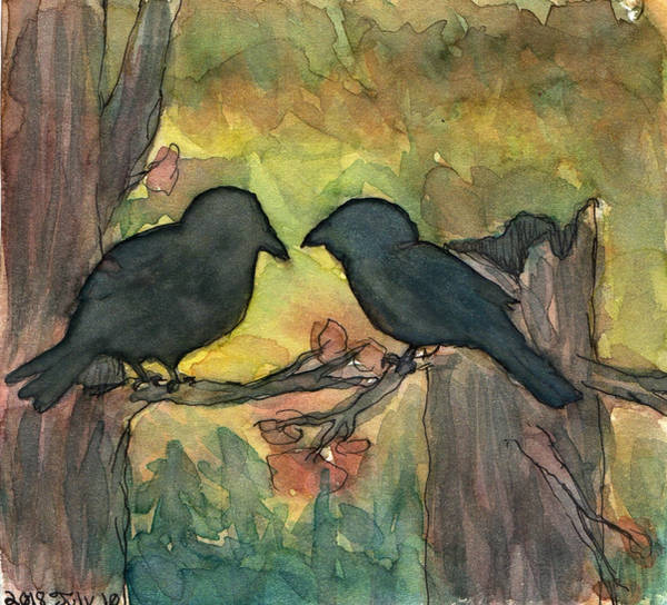 Ravens in the Fading Light - WWM Day 10 by NekoMarik