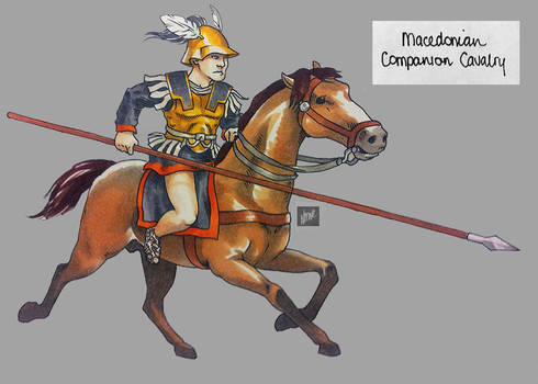 sketchbook: markers: RTW Macedonian Companion Cav