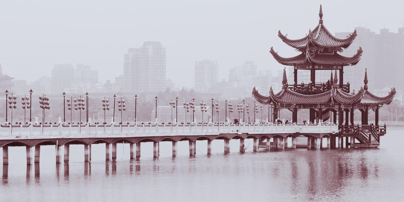 Pavilion on Lotus Lake