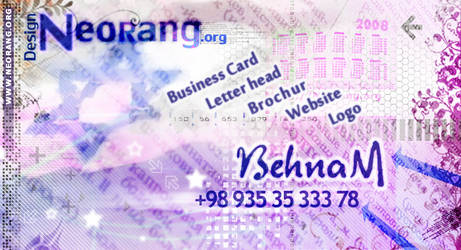business card BEHNAM 2