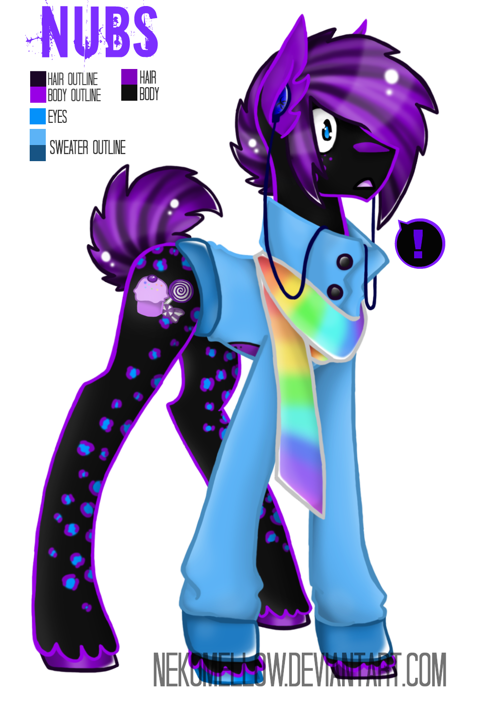 Pony OC - Nubs Ref