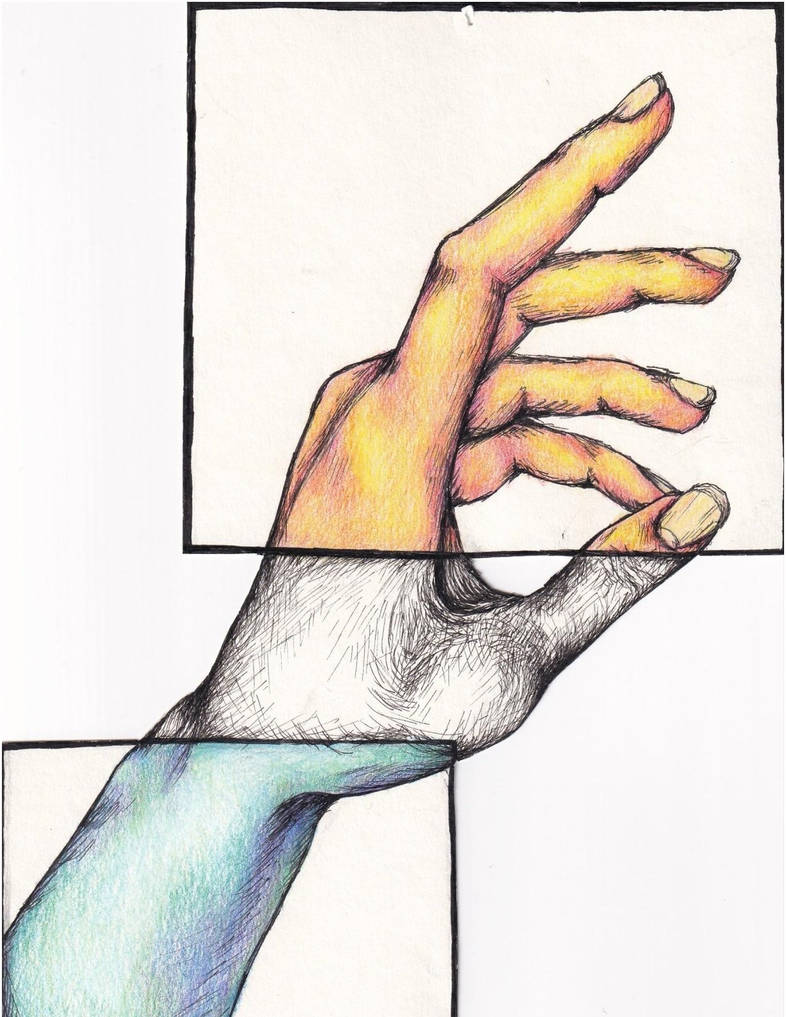 Art Abstract Hand Dimetric View Dimensional Hand by Vorezzi on DeviantArt