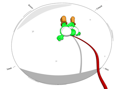 Yoshi inflation 8 (by Sparkalloon) by PikaKirby1 on DeviantArt