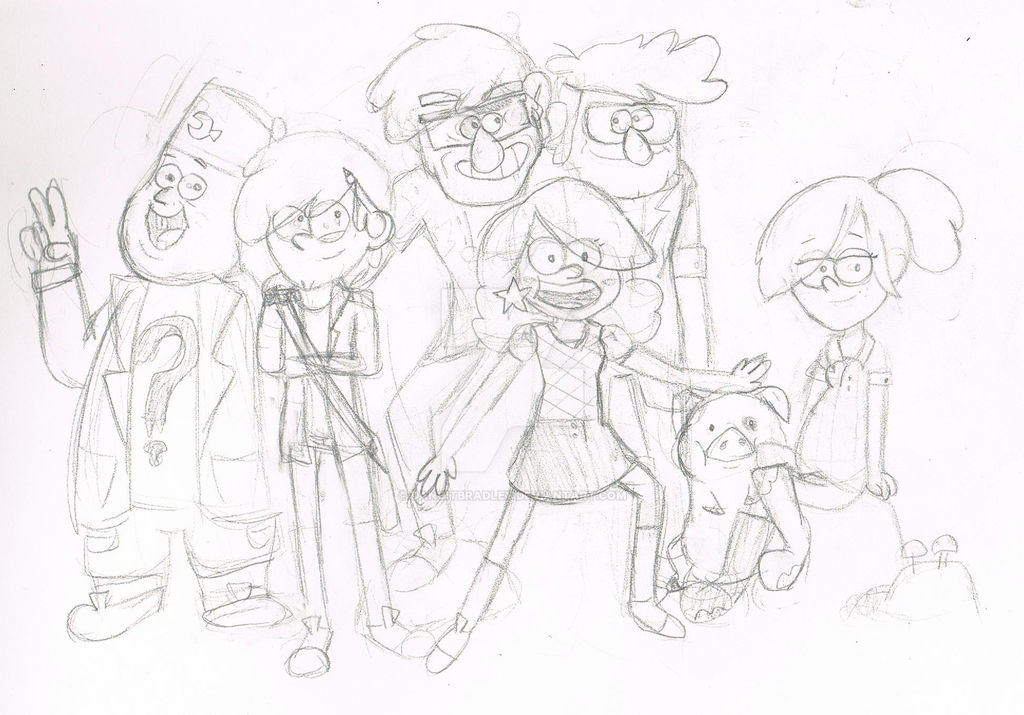 Gravity falls seven years later.