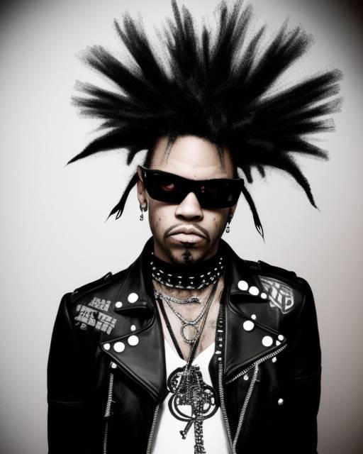 Half Black Rocker Black punk rocker # 1 by LadyXtreme on DeviantArt