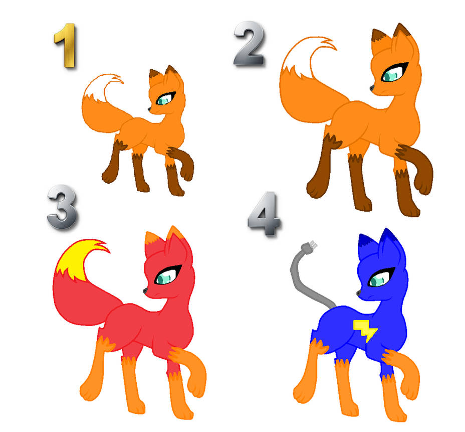 Fox Adaptables Fox adoptables upgraded (CLOSED) by Artistickat11 on DeviantArt
