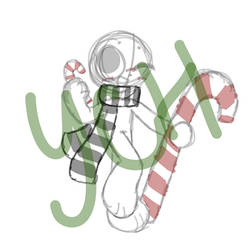 Christmas Candy Cane YCH (OPEN)