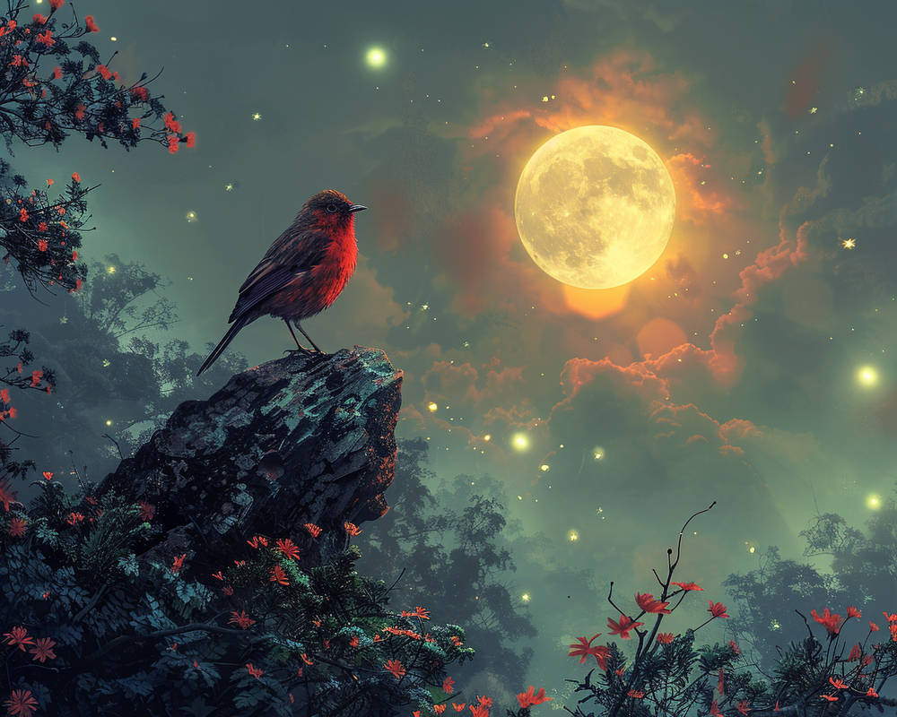 Ruby bird by cerebrictech on DeviantArt