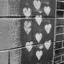 hearts on wall