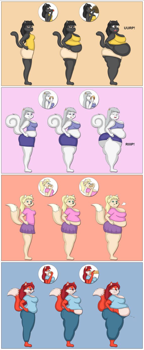 High Calorie Girls Weight Gain by Fighter1Manga on DeviantArt