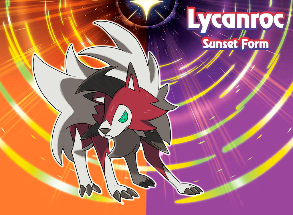 Lycanroc Sunset Form Artwork by Leak by MrSketchees on DeviantArt