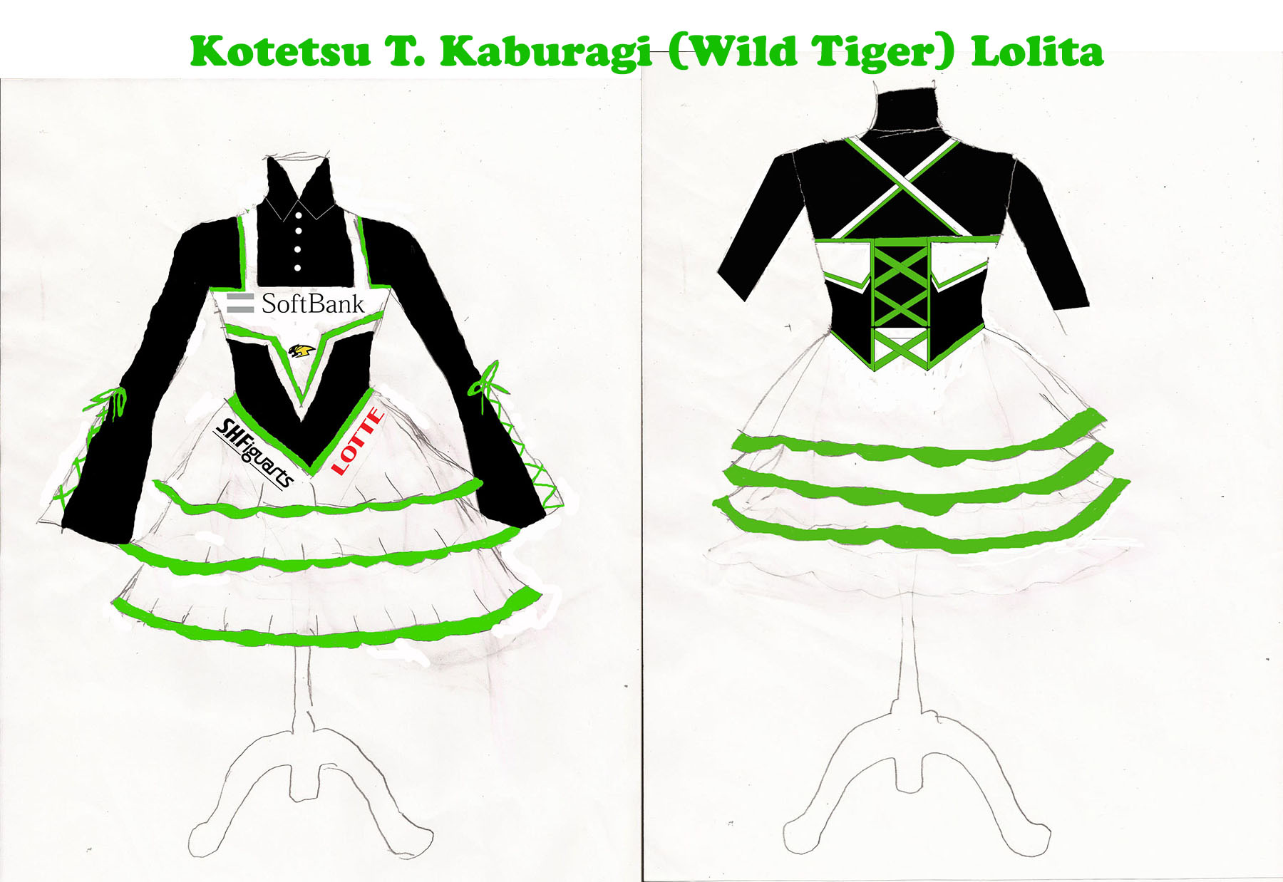 Kotetsu (Wild Tiger) Kaburagi Lolita TigerXBunny