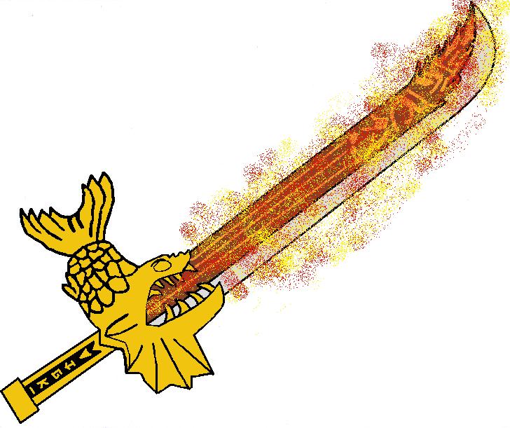 GoldPiranha Sword