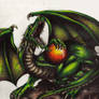 Dragon with sphere