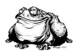 A fat frog