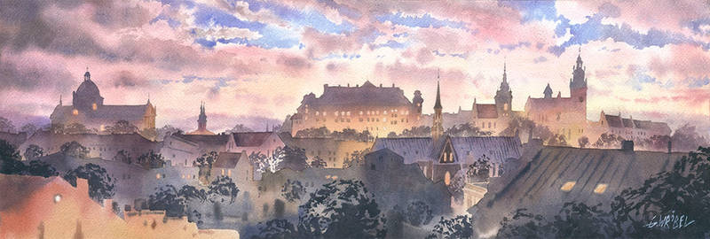 Panorama of Cracow