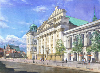 Krakowskie Przedmiescie St Ann Church