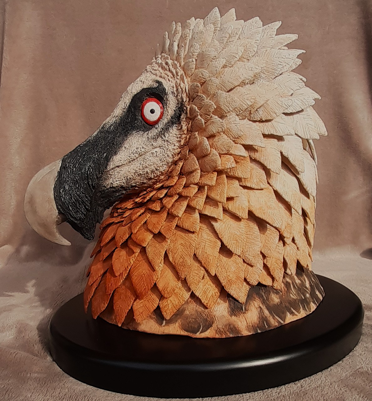 bearded vulture sculpture