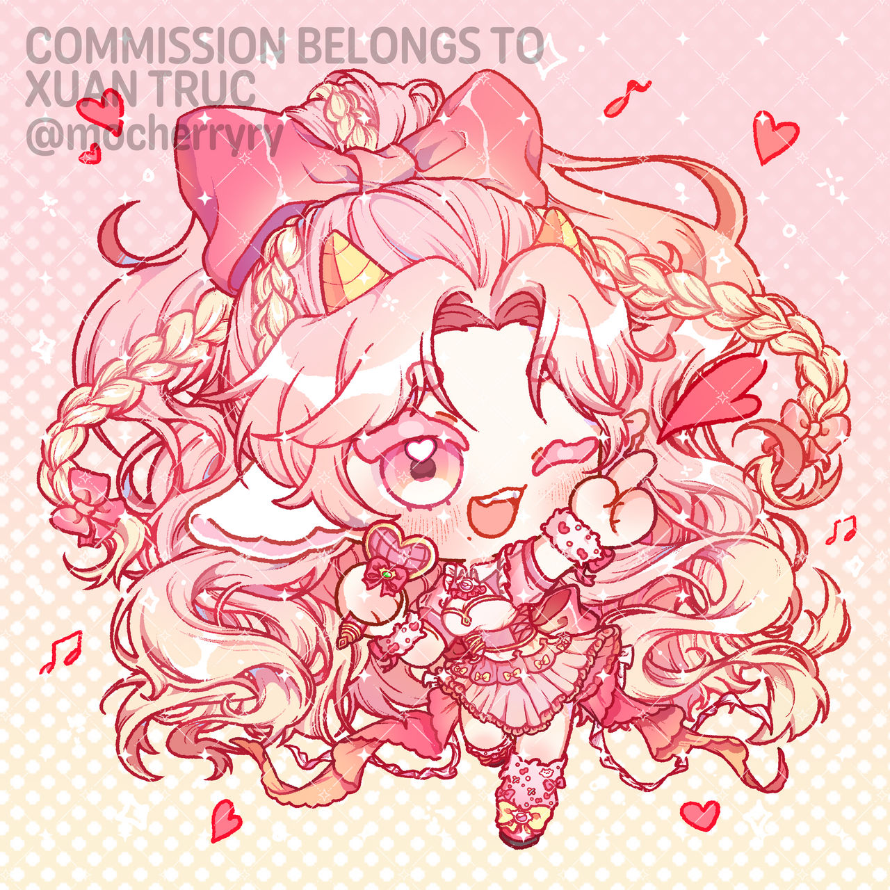 CHIBI COMMISSION by mochiina on DeviantArt