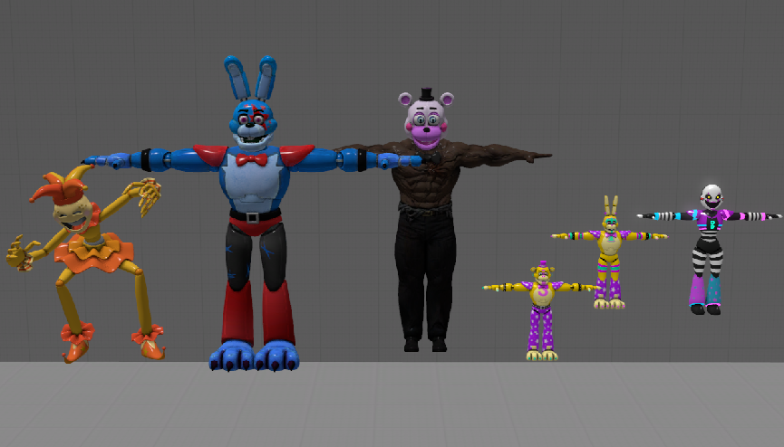 ALL REMASTERED ANIMATRONICS, EXTRAS