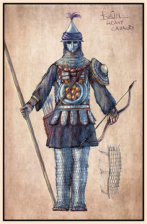 Heavy cavalry of Rhun by Merlkir on DeviantArt