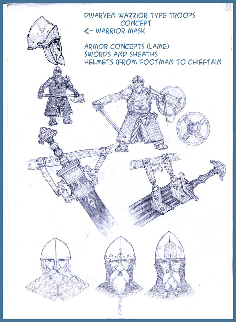 Dwarven Gear by Merlkir on DeviantArt