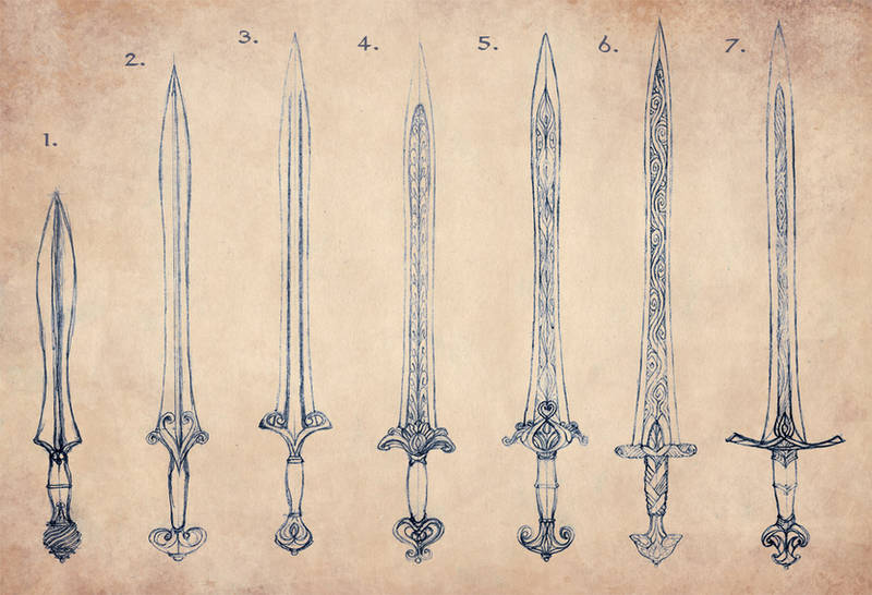 Elven Sword Evolution by Merlkir