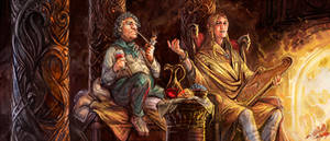 Bilbo and Lindir