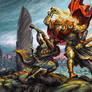 Sreng of the Firbolg battles Prince Nuada